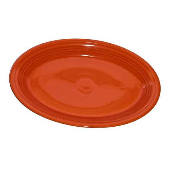 Fiesta Large Oval Platter 13" 5/8 Poppy - Picture 1 of 3